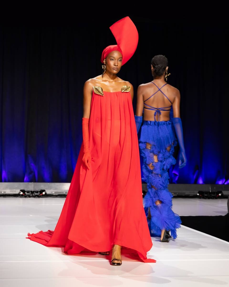 Model Davina Bennett made her Big Apple runway debut for Haitian designer Waina Chancy’s Atelier Ndigo collection at the Harlem Fashion Row’s 18th Annual Runway Show and Style Awards at Cipriani Wall Street last Tuesday.