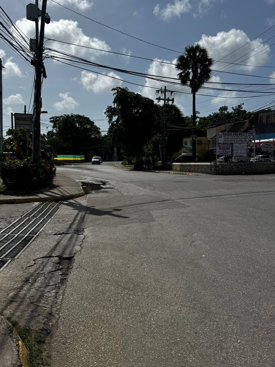 Very little signs of life near the popular MX III in West End, Negril.