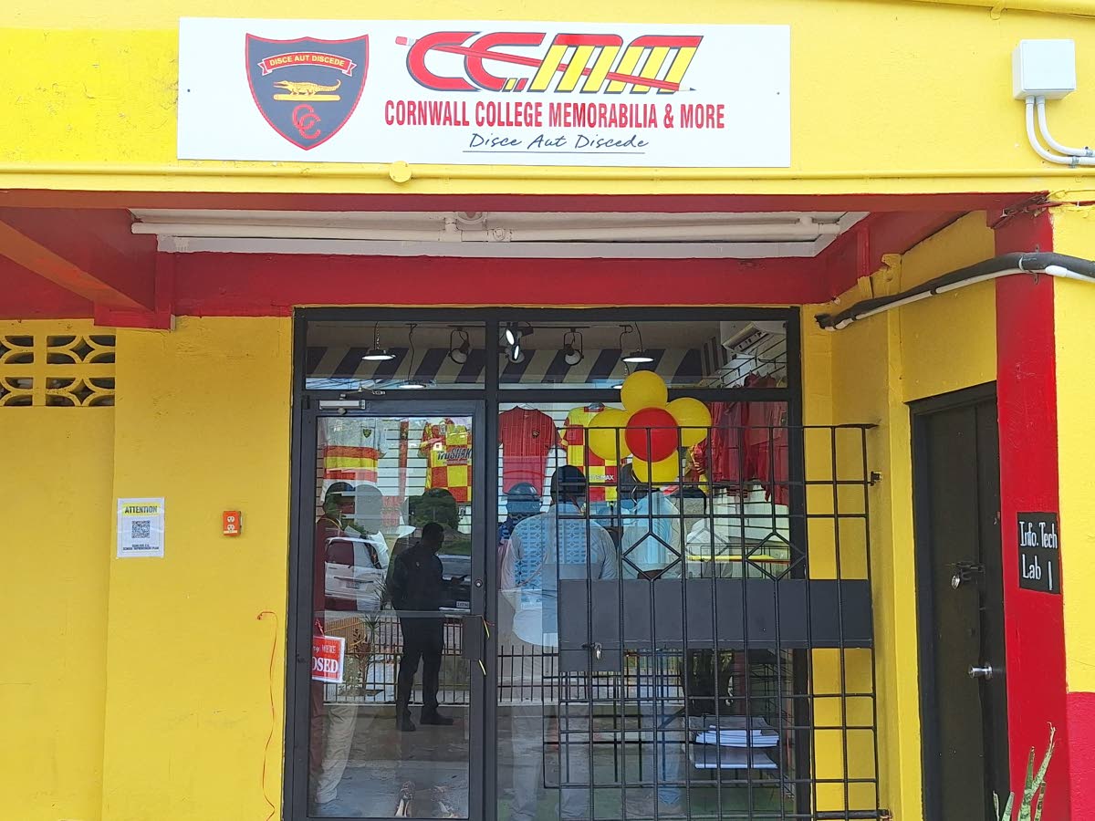  Cornwall College Memorabilia Store. 