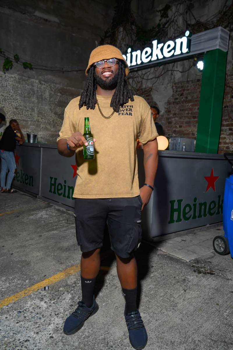 Creative director Yannick Reid shows off his signature vibe. 