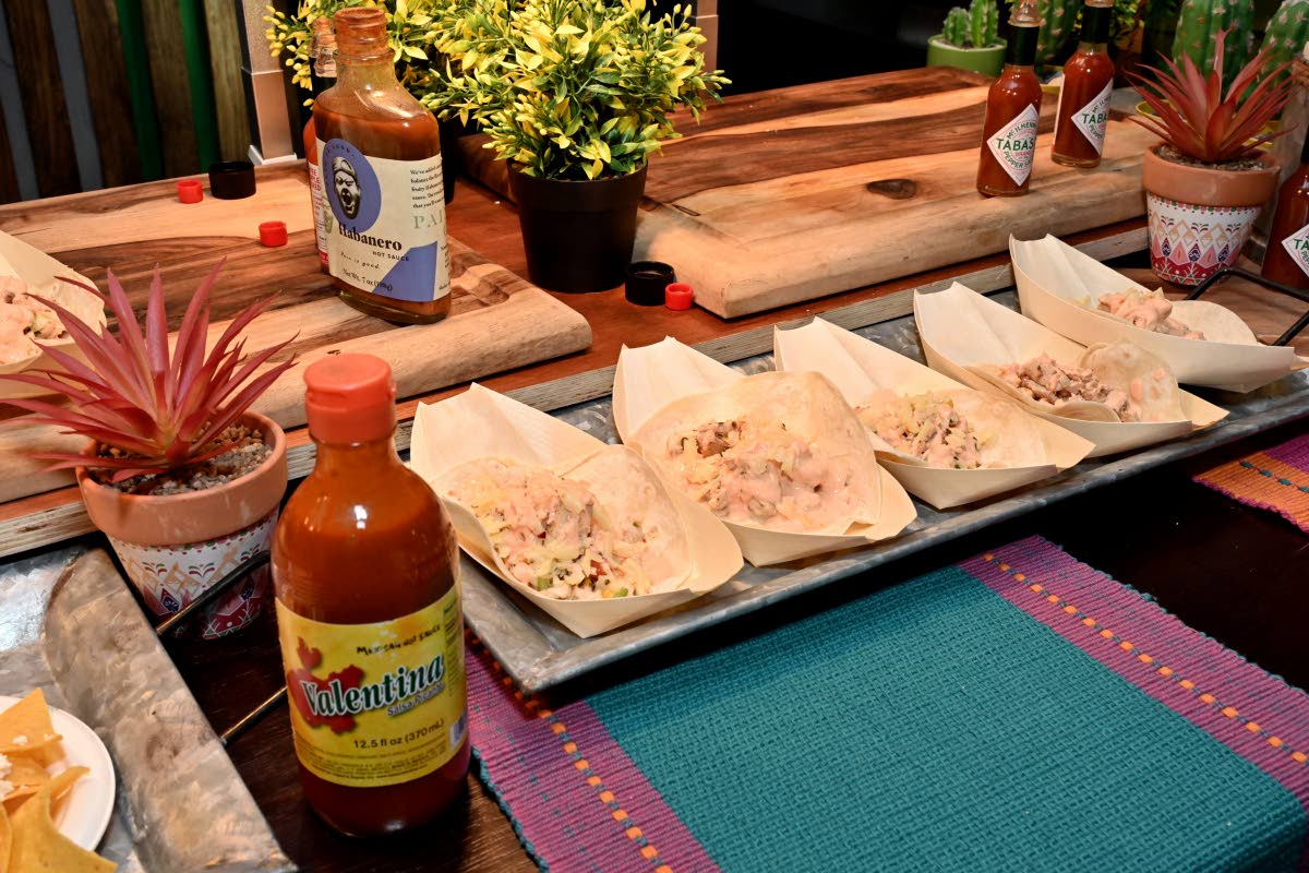 Chef Trevanne Donegal presented the pez espada tacos, which featured swordfish, Mexican street corn slaw and pimento crema.