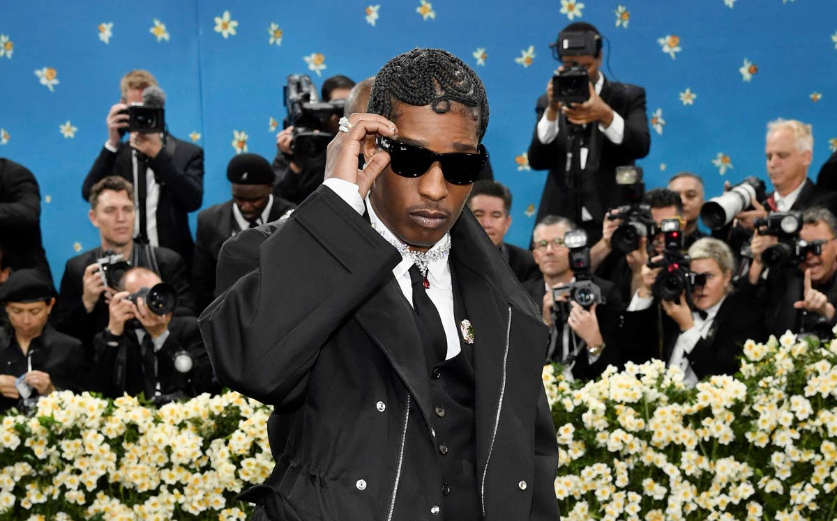 Left: Rapper and fashion icon A$AP Rocky says fatherhood has been the most fulfilling part of his life.