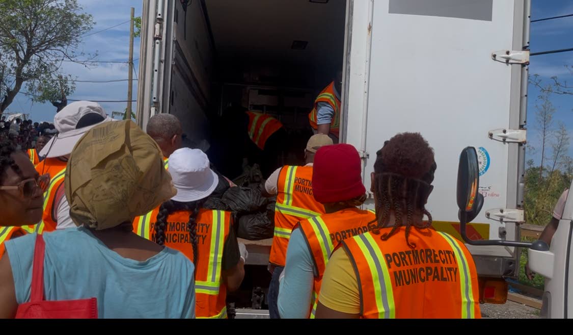 A truckload of goodies for Hanover.