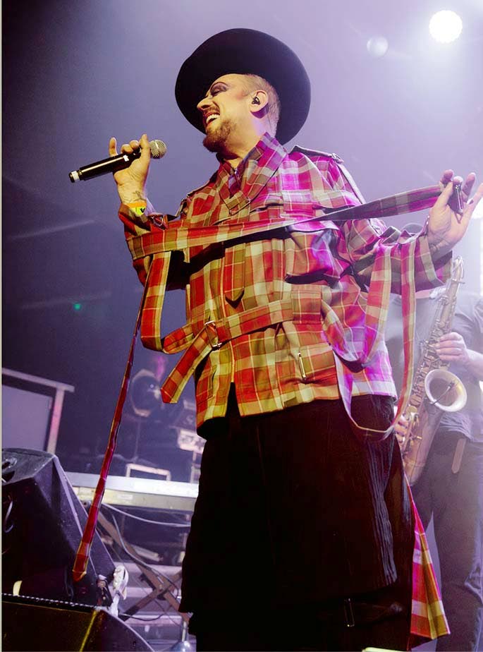 Boy George closes out the I Love Jamaica concert with a vibrant, reggae-and-dancehall-infused set.