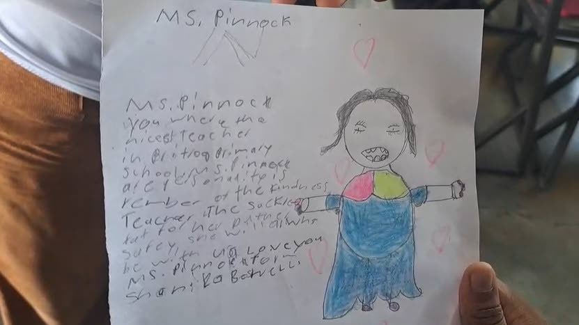 A student’s tribute to teacher Tara Pinnock.