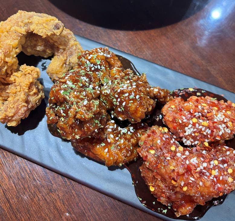 The bless wings spread.