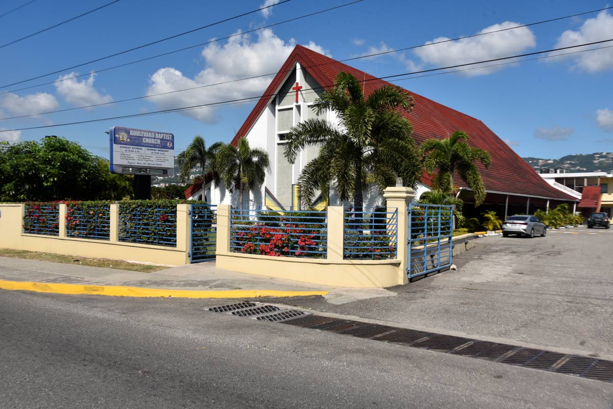 
The Boulevard Baptist Church on Washington Boulevard in St Andrew.