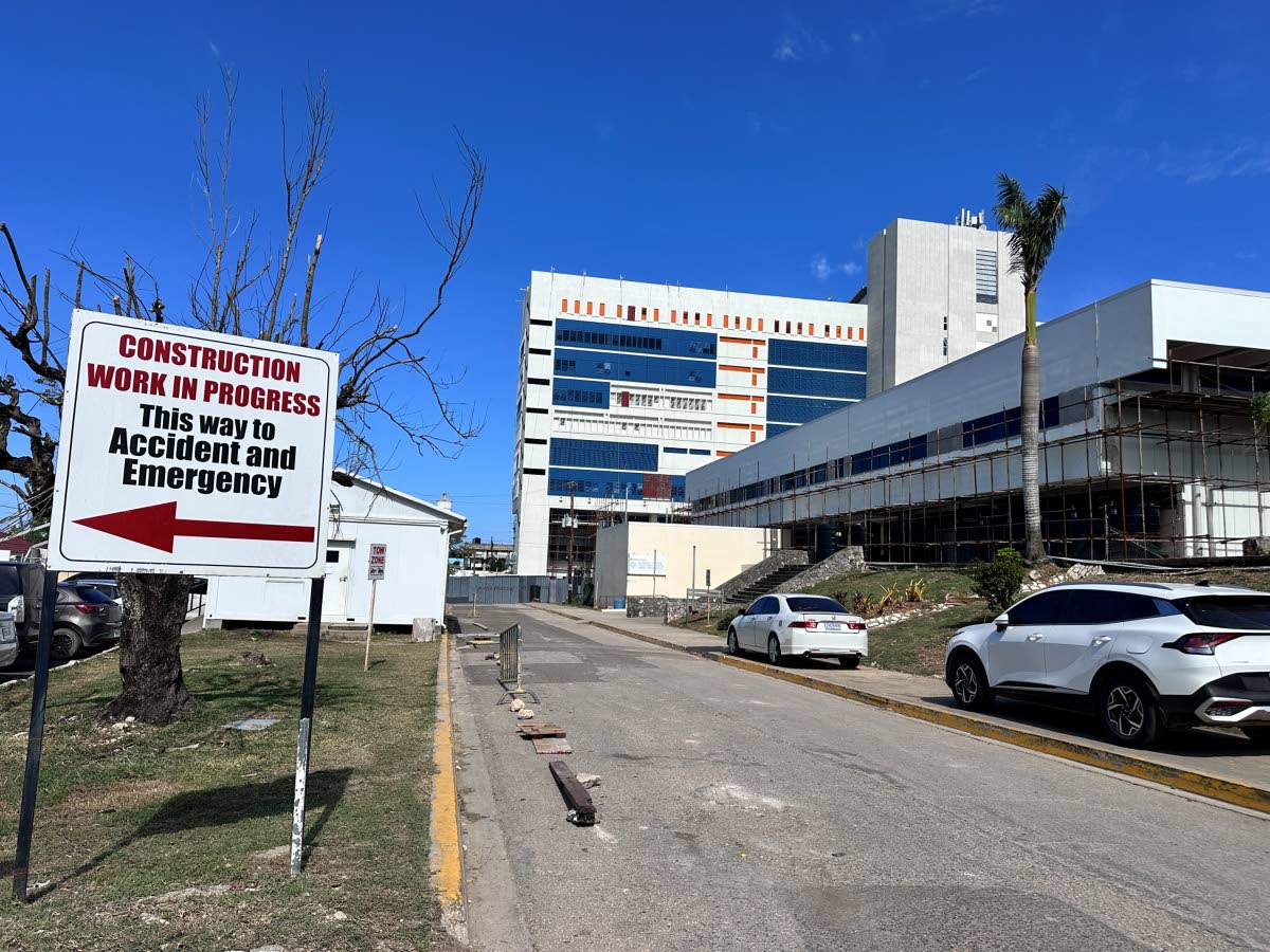 A section of the Cornwall Regional Hospital in Montego Bay, St James. 