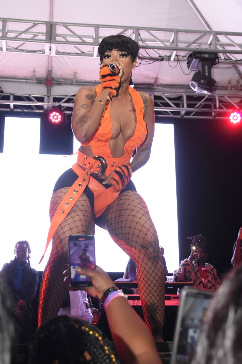 Jada Kingdom performing at West Igloo in Montego Bay in March 2023. Her song, ‘G.A.D.’ is in the top five for 2025.