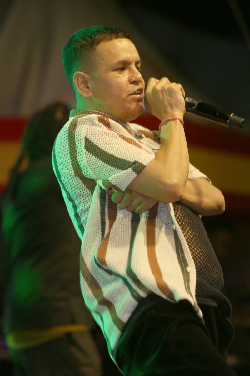Mexican singer Jah Fabio performing at the Bob Marley birthday tribute in 2024. 