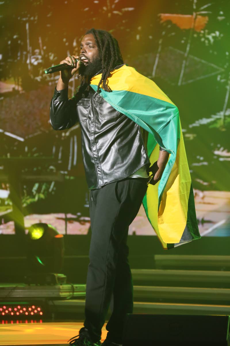 Reggae artiste Yaksta performing at the I Love Jamaica Telethon & Virtual Concert on Sunday, November 23 at the National Indoor Centre, Kingston.