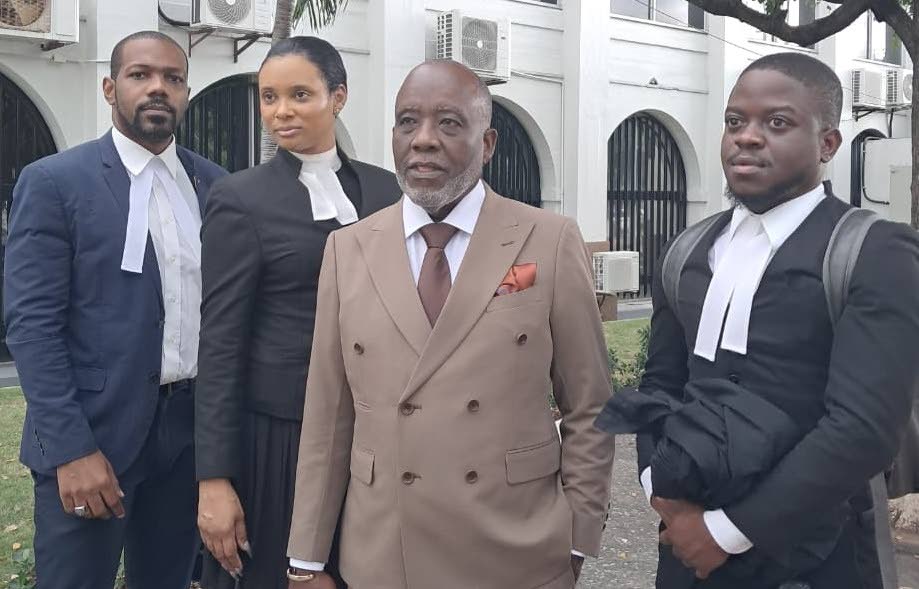 From left: Attoneys-at-law Sanjay Smith, Kaysian Kennedy Sherman, Christopher Townsend and Chadwick Berry.