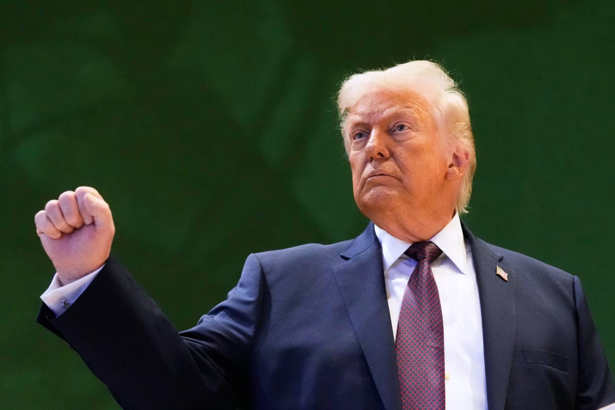 US President Donald Trump leaves after a signing ceremony of his Board of Peace initiative at the Annual Meeting of the World Economic Forum in Davos, Switzerland, Thursday, Jan. 22, 2026. 