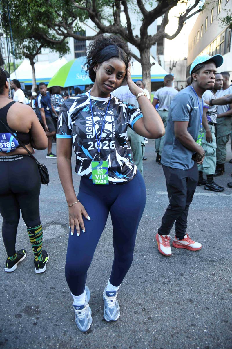 First-time entrant in the Sigma Run, Mickayla Young came fully prepared to take on the road.