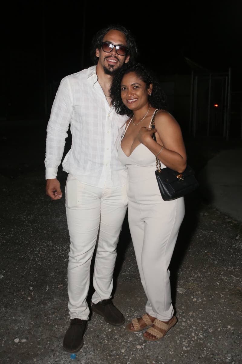 Our camera snapped Stephen Coore Jr (left), son of Stephen 'Cat' Coore and Tina Williams, at A Musical Tribute to Stephen ‘Cat’ Coore on Friday evening.