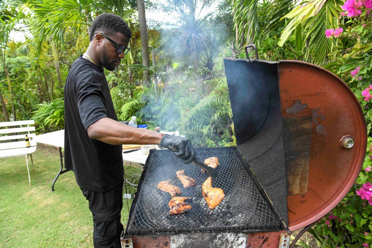 The self-taught chef, with an affinity for cuisine from a gamut of cultures, gets to work on his twice-weekly Eden Cay cooking sessions. 