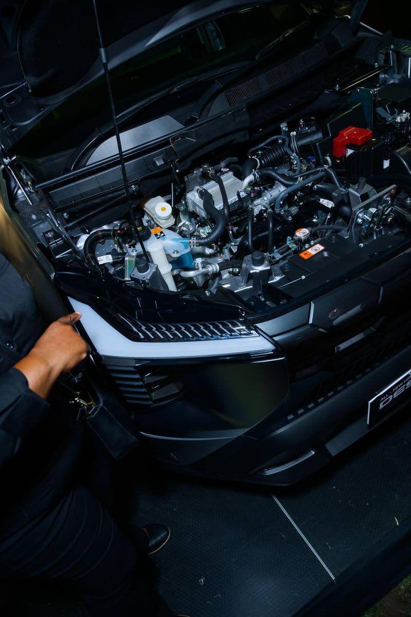 The 1.5L turbocharged engine of the Mitsubishi Destinator. 