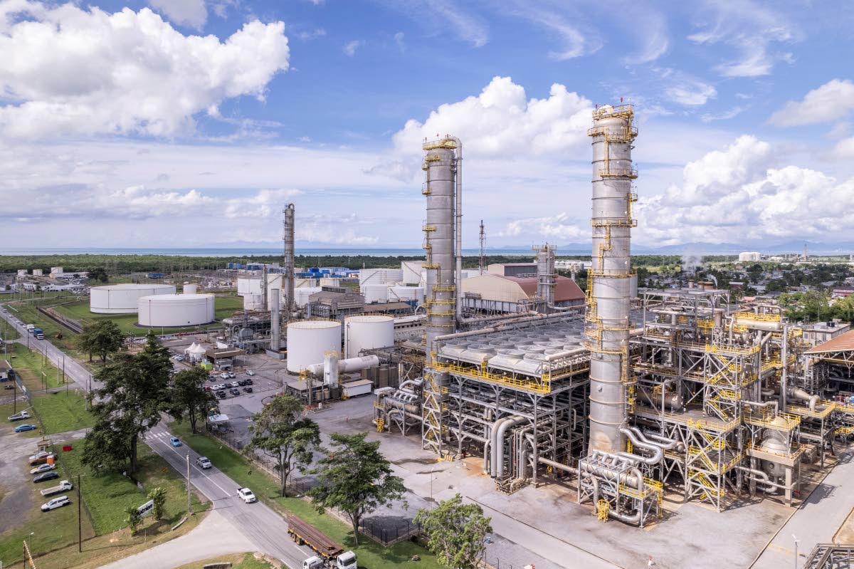 A view of the M5 Methanol Plant.