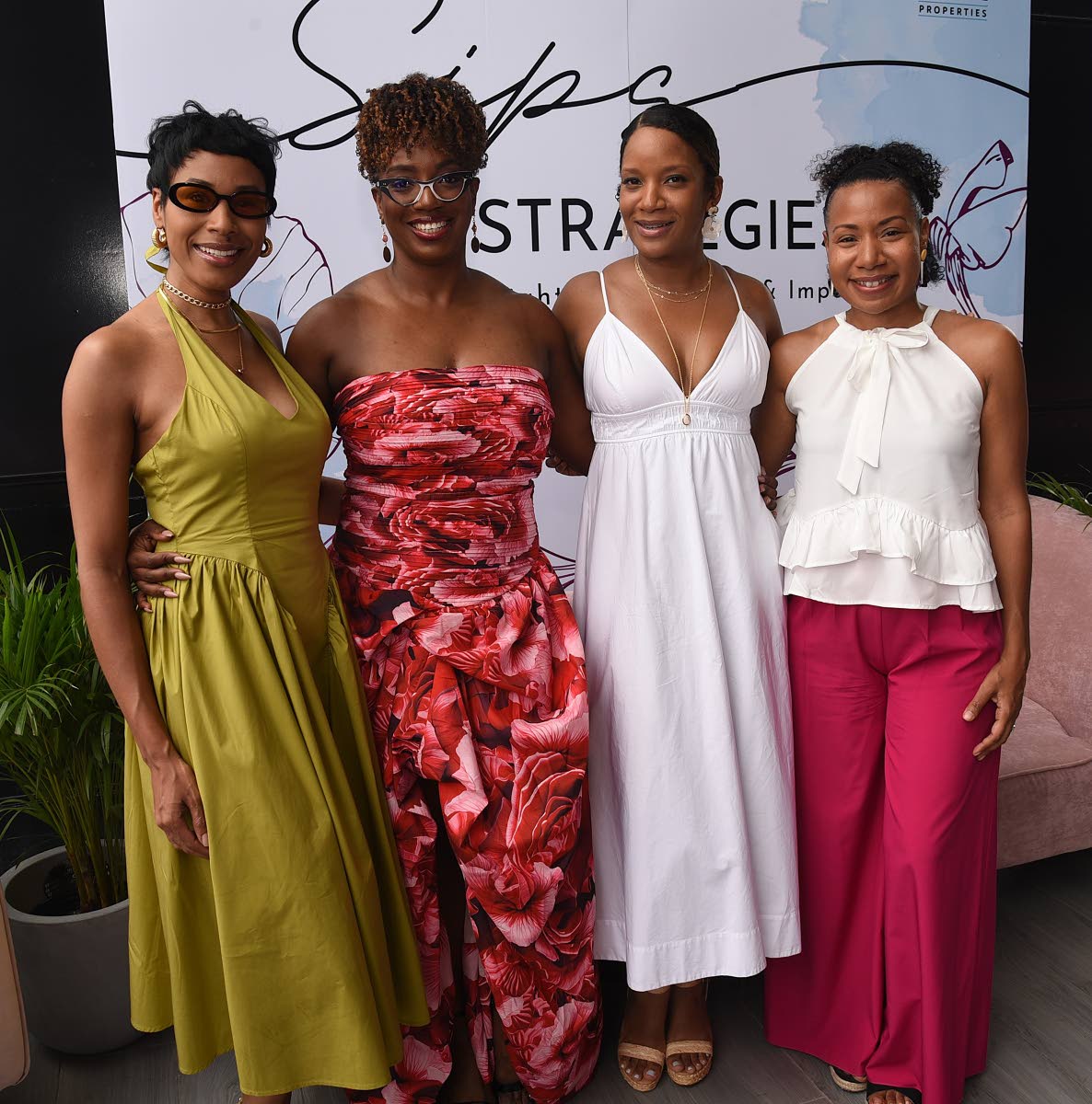 From left: Toni-Ann Hibbert, Aisha Campbell, Janelle Pantry-Coke and Jodi-Anne Paul.