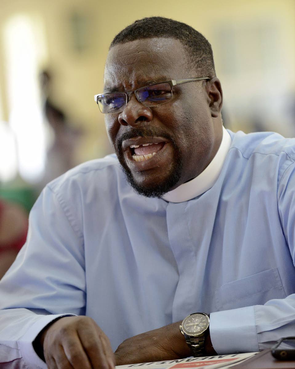 Reverend Hartley Perrin of St Peter’s Anglican Church in Westmoreland.