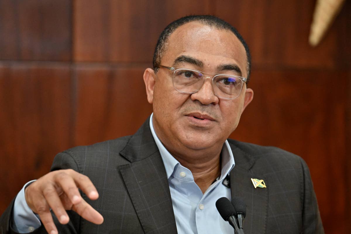 Health and Wellness Minister Dr Christopher Tufton.