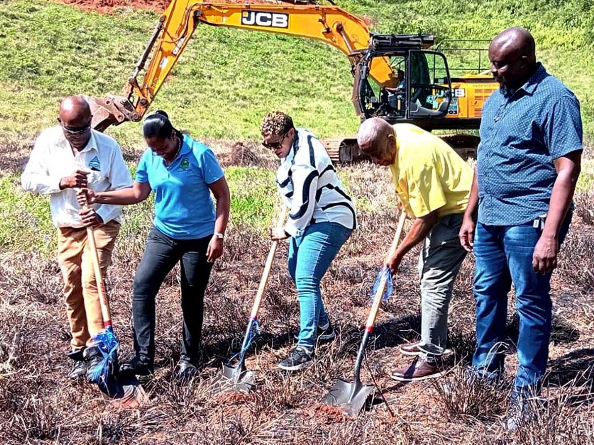 From left: Kent Skyers, superintendent of public and community relations, Discovery Bauxite; Councillor Kim Brown Lawrence, Brown’s Town Division; Krystal Lee, member of parliament for St Ann North Western; Franklin Witter, minister of state in the Minis
