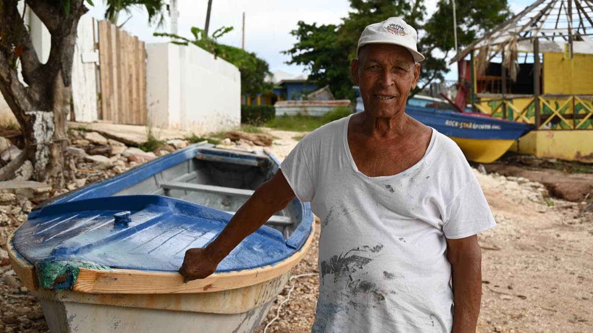 Howard Moxam, a fisherman from Calabash Bay Beach in Treasure Beach, St Elizabeth, six months after Hurricane Melissa made a destructive landfall in the parish on October 28, 2025.