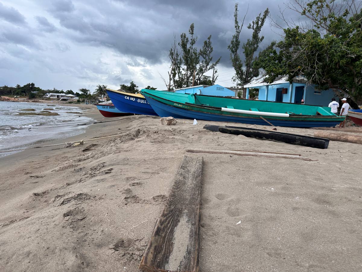 Calabash Bay Beach in Treasure Beach in Treasure Beach, St Elizabeth six months following Hurricane Melissa.