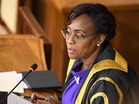 
Speaker of the House of Representatives, Juliet Holness