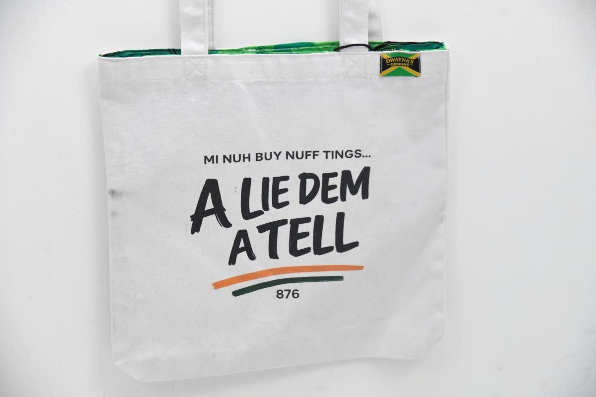 The Market Laughs collection incorporates familiar phrases, bold colours, and Jamaican-inspired elements that instantly make people smile. 