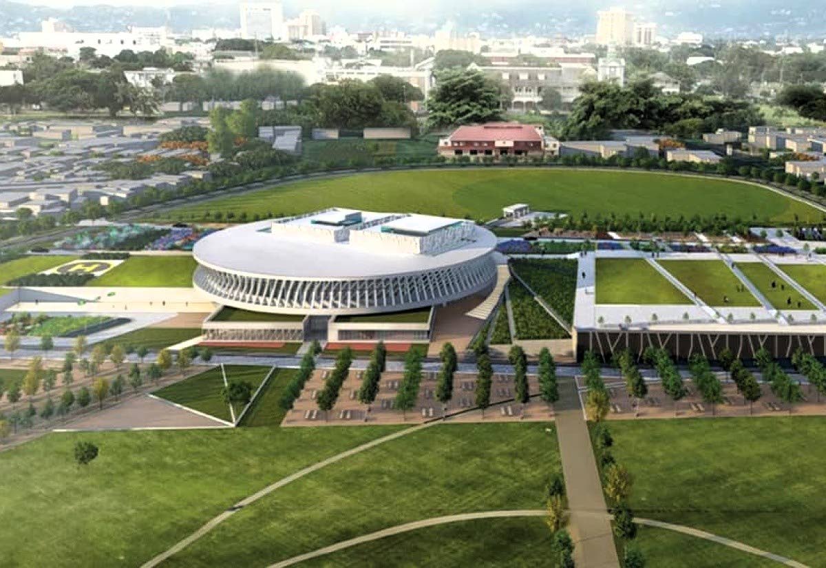 An artist’s rendition of the design concept of the proposed new parliament building.