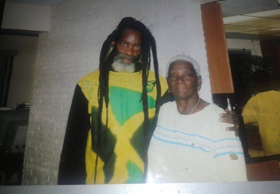 Earl ‘Chinna’ Smith (left) and his mother, Maud Thompson.  