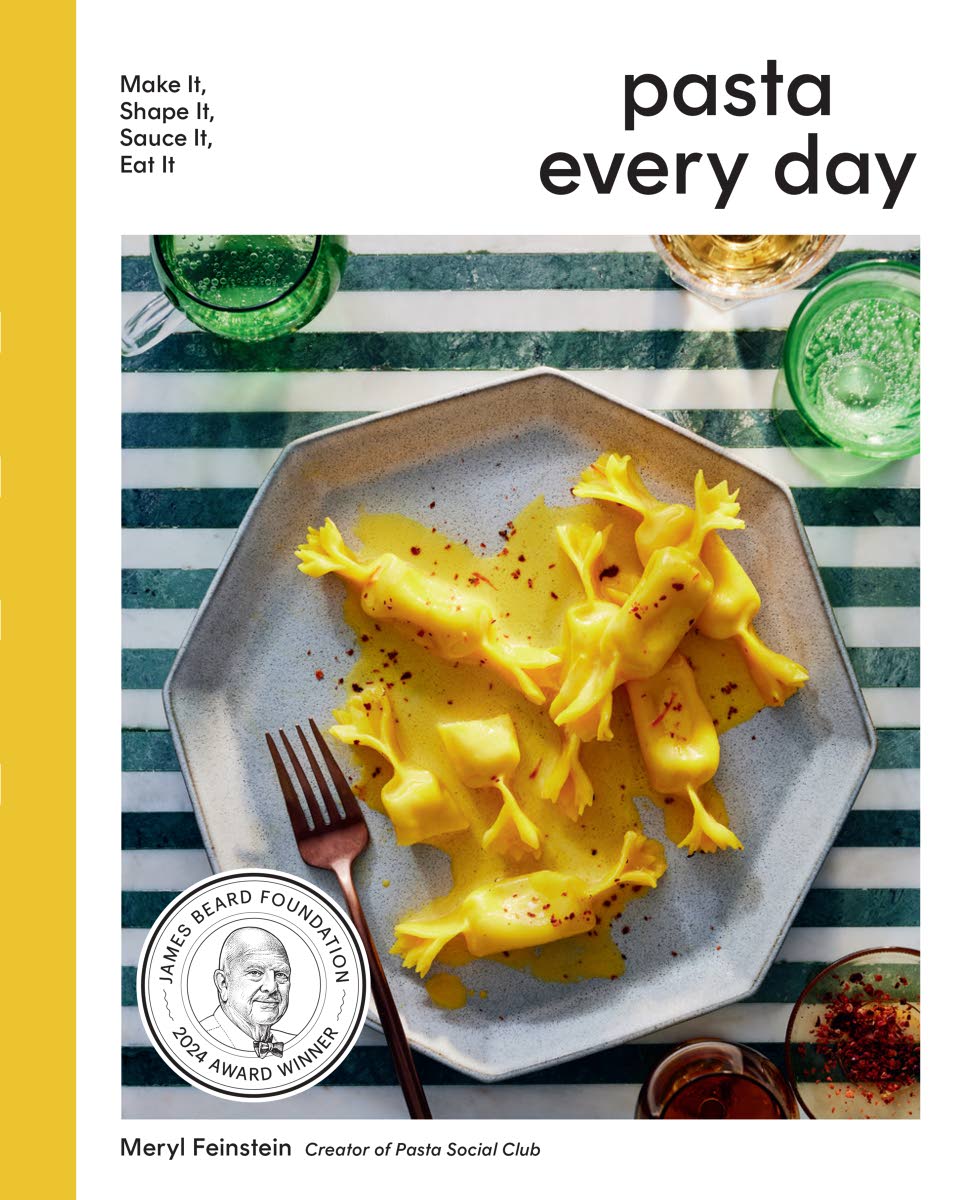 This cover image released by Voracious shows the cookbook ‘Pasta Every Day’ by Meryl Feinstein. 