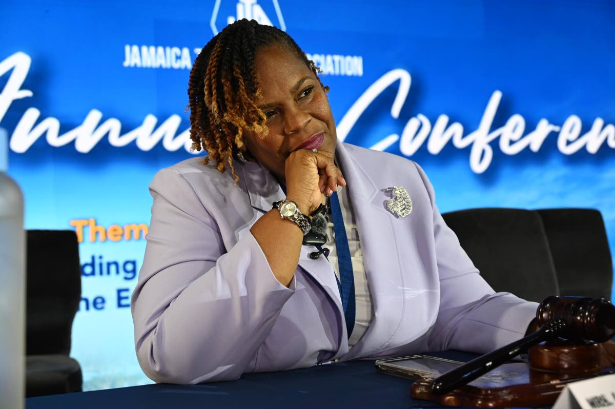 La Sonja Harrison, newly installed president of the Jamaica Teachers’ Association.
PHOTOS BY 