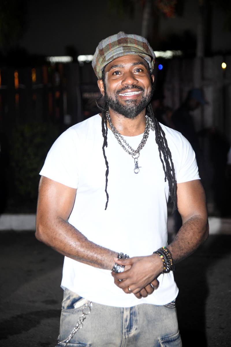 Reggae singer Hezron.