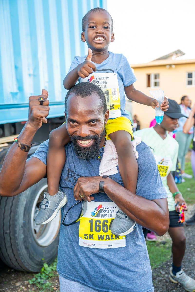 Children can also join the fun at the MBJ Airports Foundation Charity Run/Walk event as this participant knows from the 2025 staging.