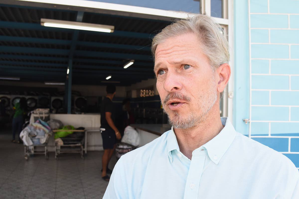 Marvin Bogues, director of Spic N Span Dry Cleaners and Express Laundromat.