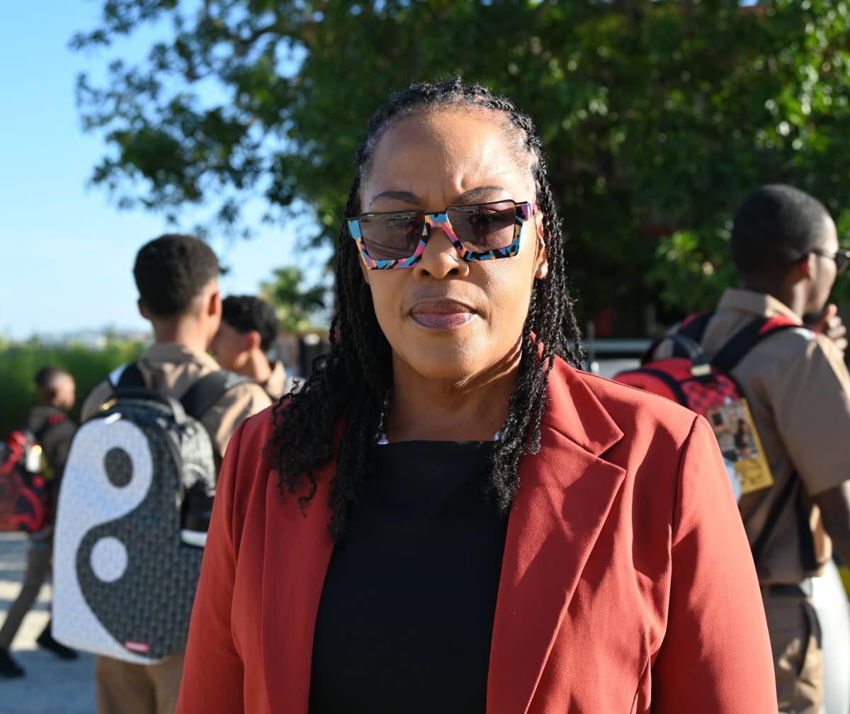 Dr Lavern Stewart, newly installed principal  of Herbert Morrison Technical High.