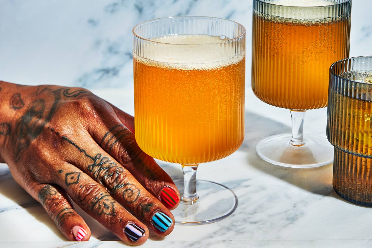 A cider cocktail from the book ‘Good Spirits’ by Tiffanie Barriere. 