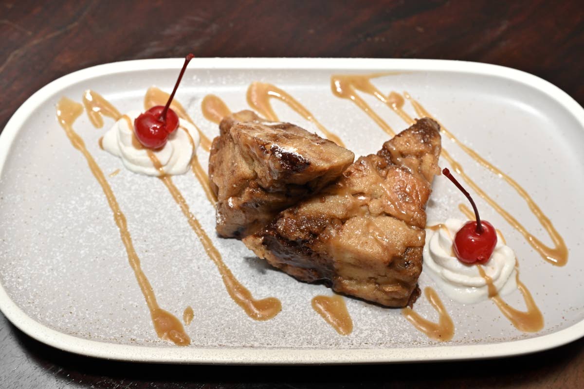The EGO sticky toffee bread pudding.