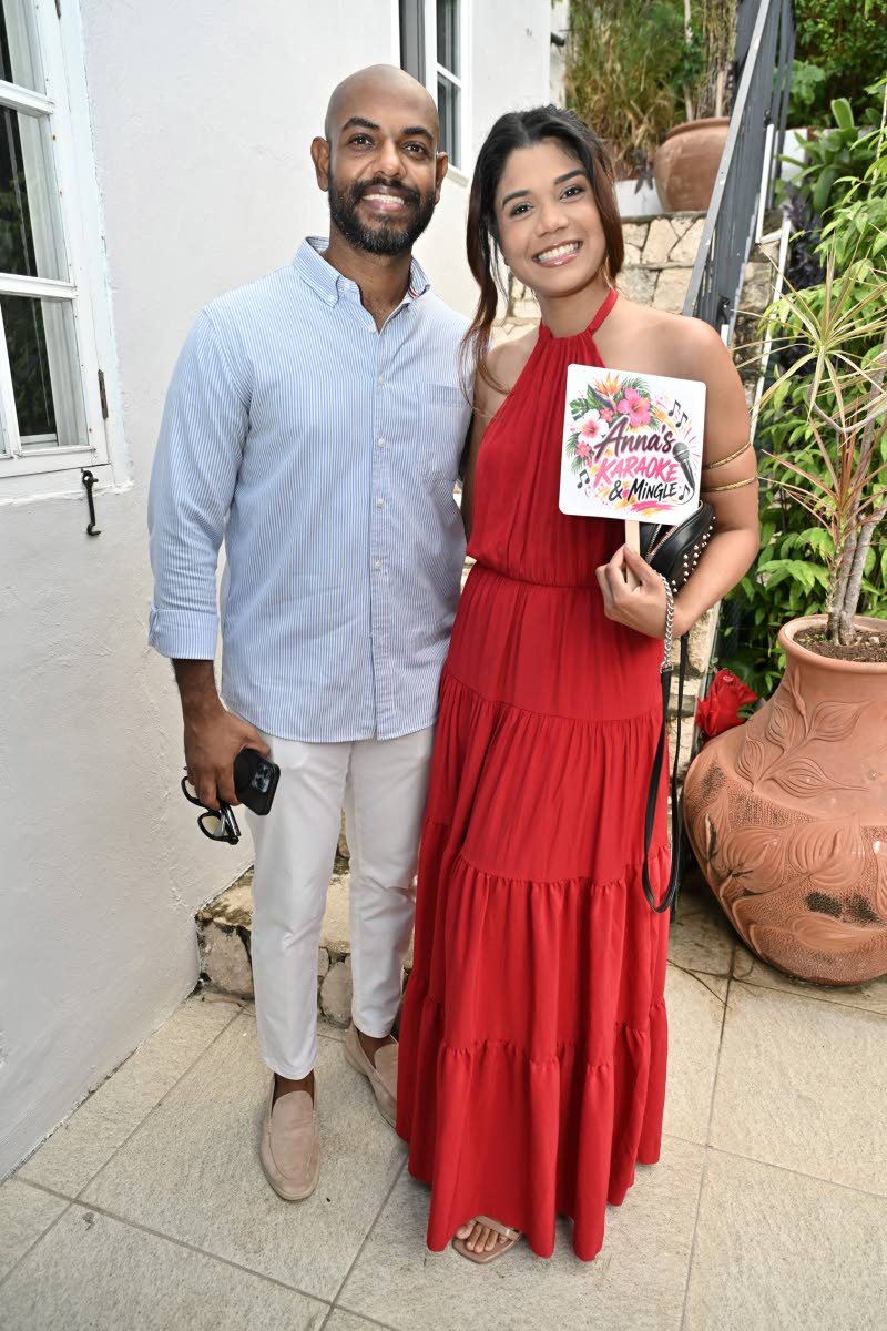 Troy Thompson and Dalini Bharath make a stylish show of solidarity. 
