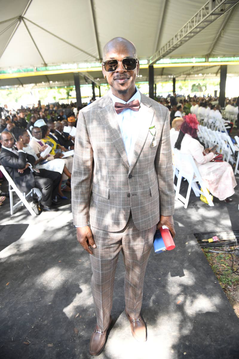 Dancehall artiste Mr Vegas at the Ceremony of Investiture and Presentation of National Honours and Awards on the lawns of King’s House on Monday.
