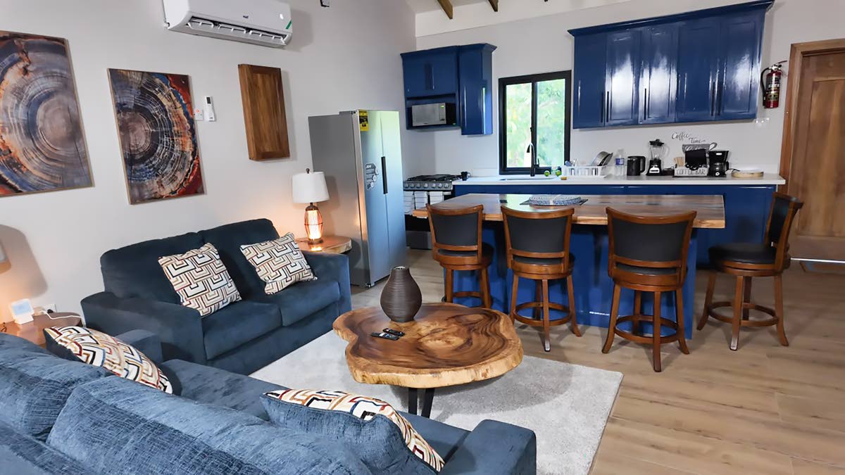 The inviting interiors wrap you in warmth and comfort.