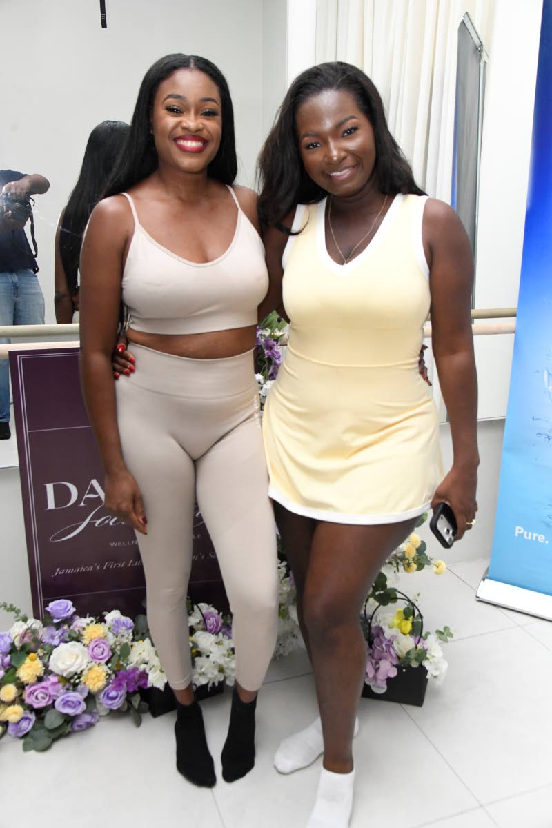 The women behind the darling details! The Darling Social Club founder, Annalisee Richards (left) and Rousselle’s Floral owner and event organiser Acqua Russell pause for a photo amid the weekend’s festivities.