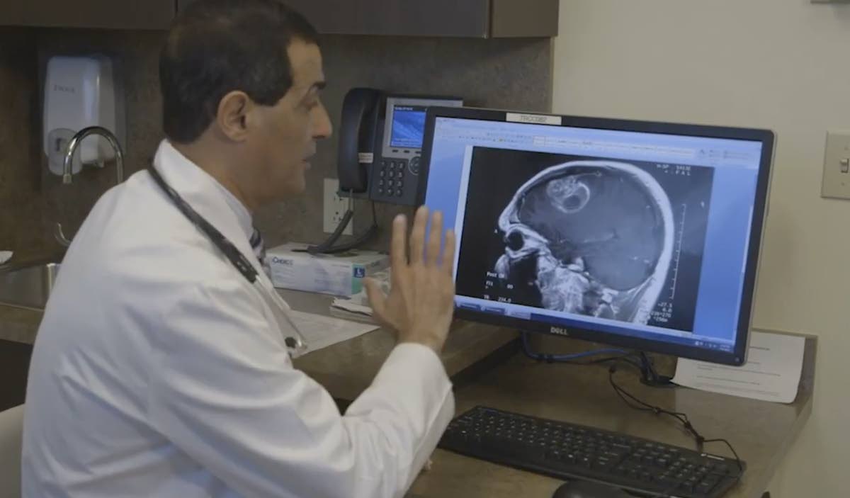Dr Atif Hussein, a haematologist and oncologist at Memorial Cancer Institute, part of Memorial Healthcare System in South Florida.