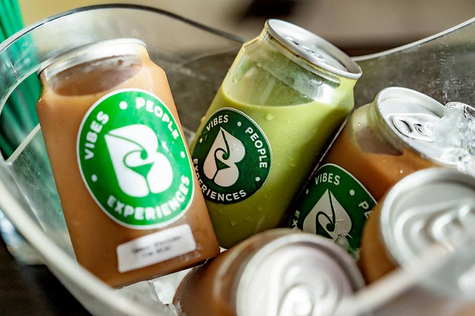 Those who were looking for a boost could have their pick of the caramel iced coffee or the strawberry matcha.