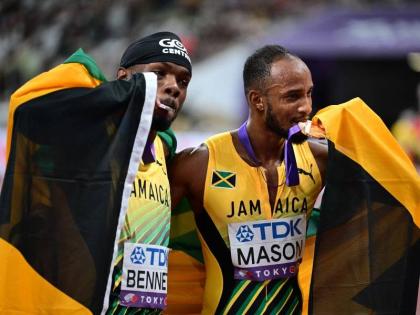 Orlando Bennett (left) and Tyler Mason. - Gladstone Taylor photo