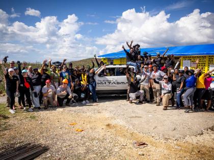 The volunteer activity also marked the local launch of the all-new Kia Tasman pickup.