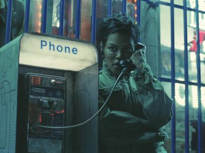 This image released by Warner Bros. Pictures shows Teyana Taylor in a scene from ‘One Battle After Another’.