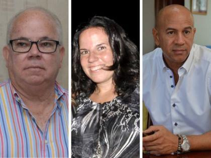 Stocks and Securities Limited founder Hugh Croskery (left), his daughter Sarah Meany (centre), and former CEO Zachary Harding. 